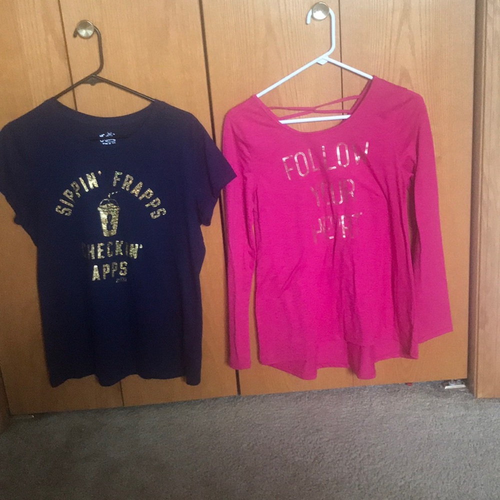 2 girls shirts. New without tags